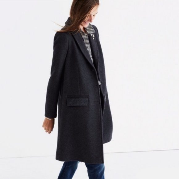 NWOT Madewell Teatro Swing Coat - Picture 5 of 8